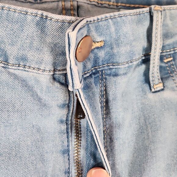 🧚♀️H&M Light Blue Skinny Ankle Jeans Size 14/32 - Picture 6 of 8